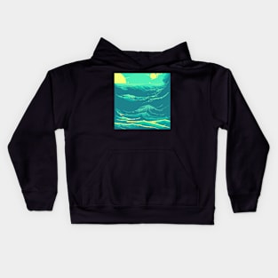 Ocean Wave Kids Hoodie